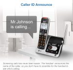 AT&T BL102-2 DECT 6.0 2-Handset Cordless Phone for Home with Answering Machine, Call Blocking, Caller ID Announcer, Audio Assist, Intercom, and Unsurpassed Range, Silver/Black