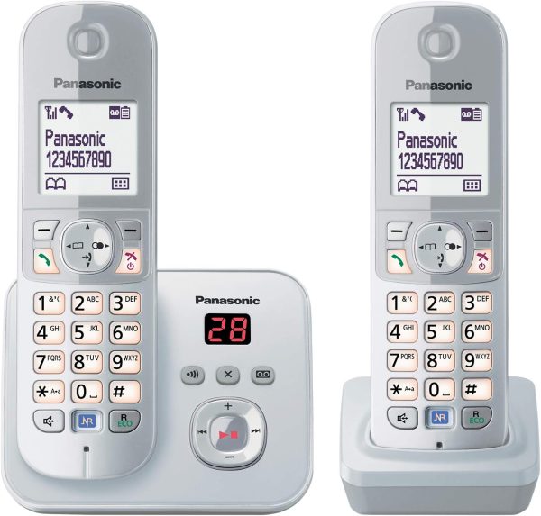 Panasonic KX-TG6822 Cordless Phones Answering Machine Screen, German Version