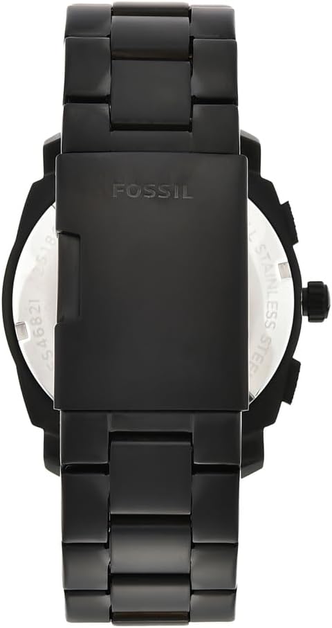 Fossil Machine Men's Watch with Stainless Steel or Leather Band, Chronograph or Analog Watch Display