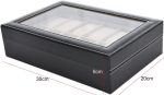 Other 12 Grid Leather Watch Display Case Jewelry Collection Storage Organizer Box Holder