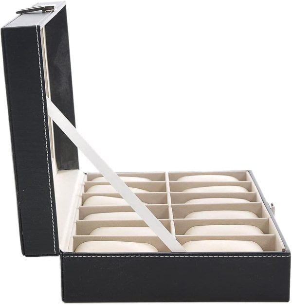 Other 12 Grid Leather Watch Display Case Jewelry Collection Storage Organizer Box Holder