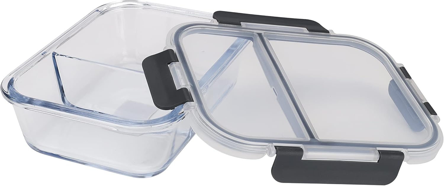 Royalford Airtight Food Storage Box With 2 Compartments, 950 Ml, Rf9215