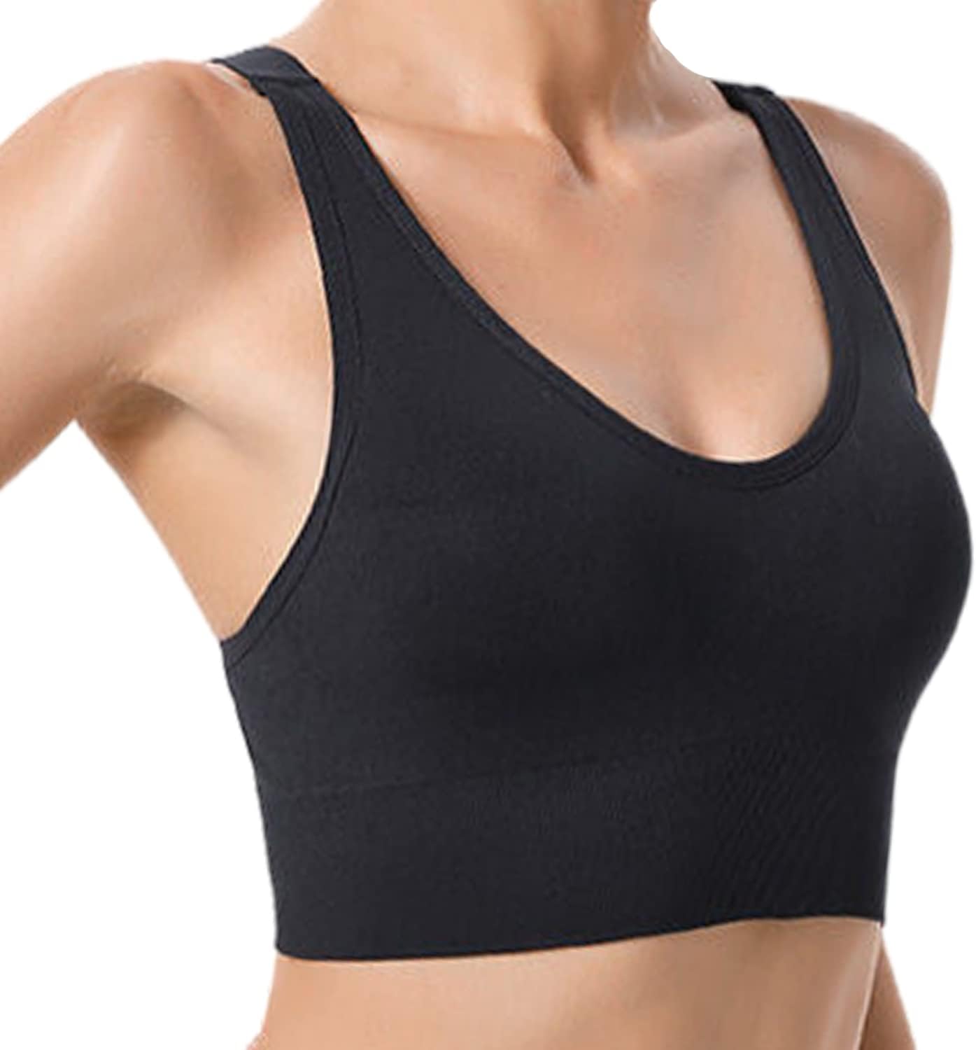 Dress Cici Longline Sports Bra Medium Support, Full Coverage Strappy Back Sports Bra