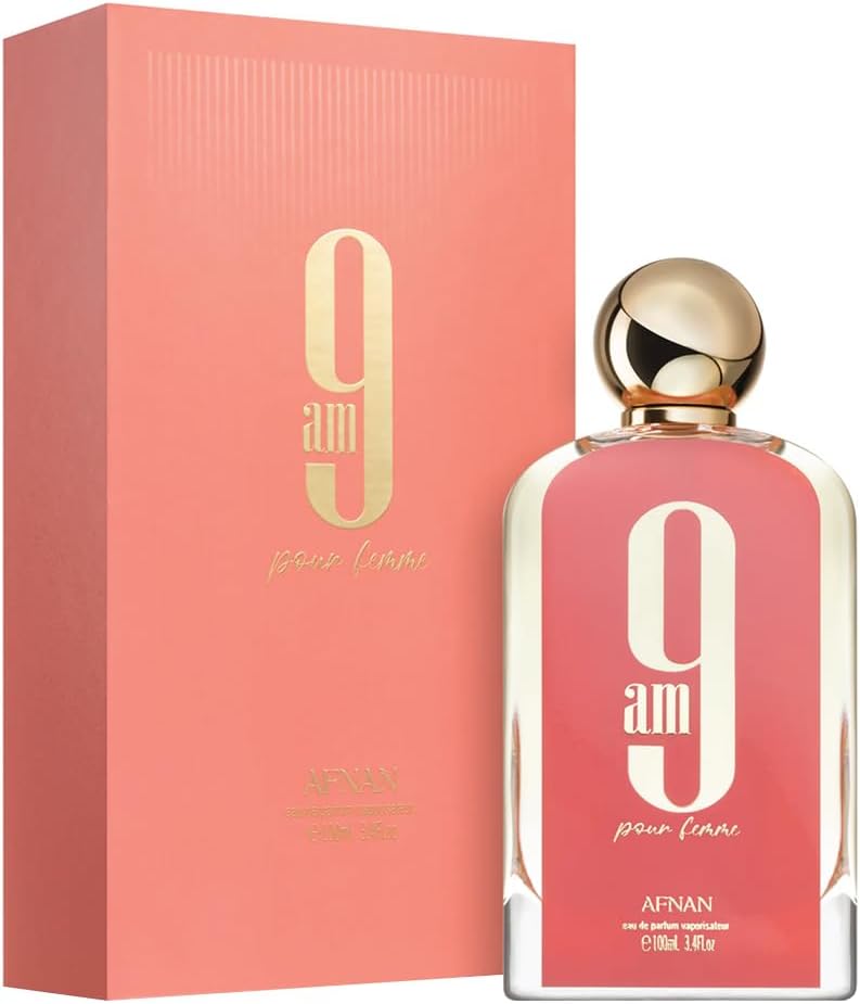 AFNAN 9 AM Pour Femme Eau De Parfum for Women, 100 ML