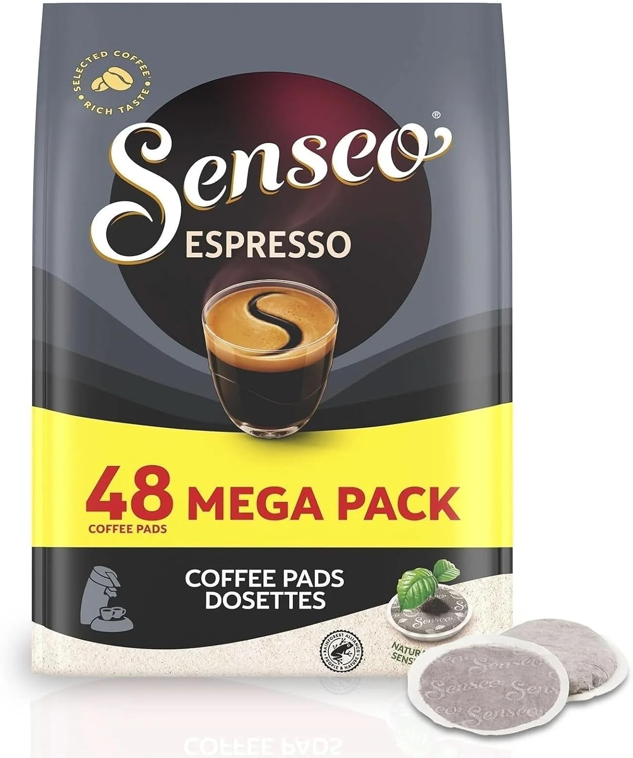 Senseo Douwe Egberts Coffee 48 Pods/Pads EspressoPowerful & Aromatic Senseo Douwe Egberts Coffee 48 Pods/Pads EspressoPowerful & Aromatic