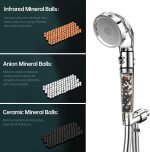SKY-TOUCH Sky Touch High Pressure Filtered Shower Head For Hard Water And Filtering Impurities, Hand Held Shower Head With Filter Balls.
