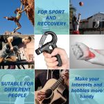 COOLBABY Grip Strength Trainer, Hand Grip Exerciser Strengthener Forearm Strengthener, Hand Exerciser for Muscle Building and Injury Recover