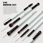 Jessup Makeup Brushes Set 10pcs, Double Sided Foundation Contour Blush Highlight Blending Eyebrow Brush Eyeshadow Eyeliner Concealer Brush, Bright Cyan Cruelty Free Cosmetic Tools T500