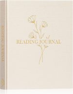Lanpn Reading Diary & Book Journal, Linen Reading Journal Diary for Adults Book Lovers Book Club Themes Reading Notebook Bullet Journal Tracker for Collecting and Organising Your Books (Beige)
