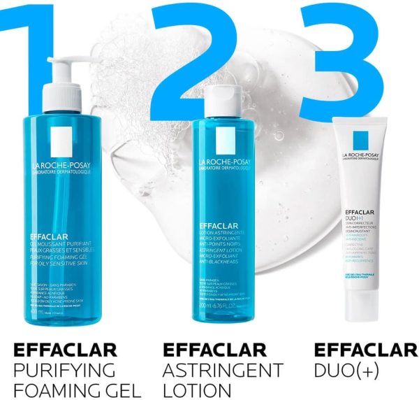 La Roche-Posay Effaclar Acne Foaming Cleansing Gel for Oily and Acne Prone Skin 400ml