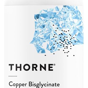 THORNE Copper Bisglycinate - Well-Absorbed Trace Mineral Supplement - 60 Capsules