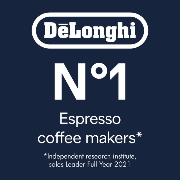 De'Longhi MAGNIFICA S SMART Bean To Cup Fully Automatic Coffee Machine With Milk Frother, Built In Grinder, Americano, Cappuccino, Latte, Macchiato & Espresso Maker ECAM22.110.B Black