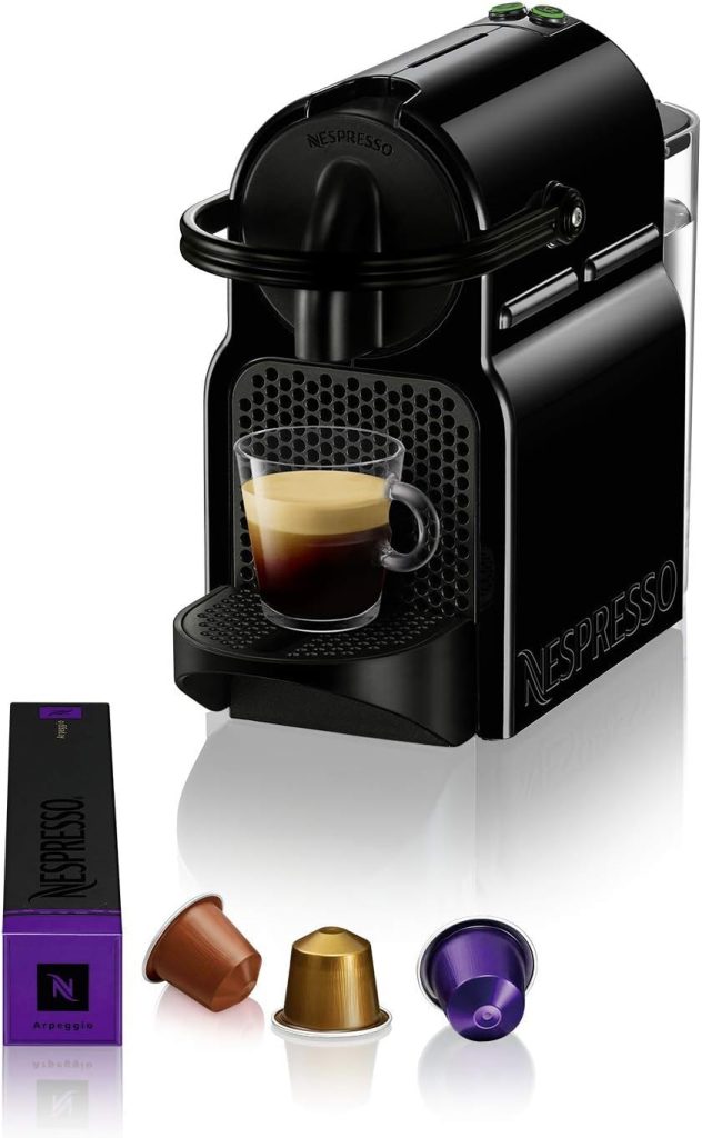 Nespresso Inissia coffee machine by Nespresso, Black - UAE Version