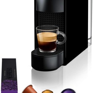 Nespresso Essenza Mini coffee machine by Nespresso, Piano Black - UAE Version