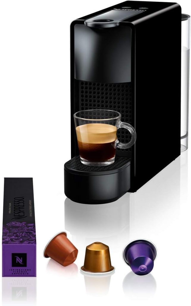 Nespresso Essenza Mini coffee machine by Nespresso, Piano Black - UAE Version