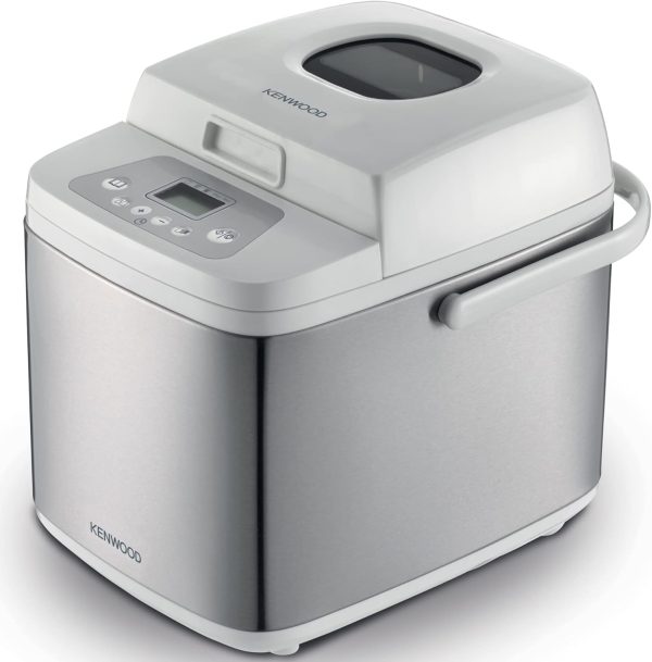 Kenwood Bread Maker 19-in-1 Multifunctional Automatic Fresh Bread Making Machine with Digital Timer, 19 Different Programs BMM13.000WH White/Silver