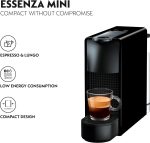 Nespresso Essenza Mini coffee machine by Nespresso, Piano Black - UAE Version