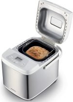 Kenwood Bread Maker 19-in-1 Multifunctional Automatic Fresh Bread Making Machine with Digital Timer, 19 Different Programs BMM13.000WH White/Silver