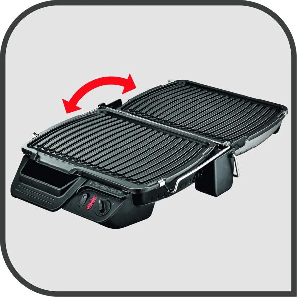 TEFAL Grill | Ultracompact indoors grill and barbecue | removable plates | 2000 Watts | 2 Years Warranty | GC306028