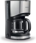 Kenwood Coffee Machine Up To 12 Cup Coffee Maker For Drip Coffee And Americano 900W 40 Min Auto Shut Off, REUSable Filter, Anti Drip Feature, Warming Plate And Easy To Clean Cmm10.000Bm Black/Silver