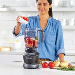 NutriBullet Full Size Blender Combo 1200 Watts, 9 Piece Set, Multi-Function High Speed Blender, Mixer System With Nutrient Extractor, Smoothie Maker, NBC-1110DG, 1Yrs Warranty