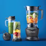 NutriBullet Full Size Blender Combo 1200 Watts, 9 Piece Set, Multi-Function High Speed Blender, Mixer System With Nutrient Extractor, Smoothie Maker, NBC-1110DG, 1Yrs Warranty