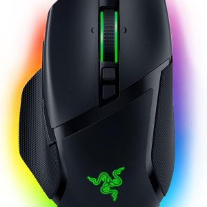 Razer Basilisk V3 Customizable Ergonomic Gaming Mouse: Fastest Mouse Switch - Chroma RGB Lighting 26K DPI Optical Sensor 11 Programmable Buttons HyperScroll Tilt Wheel Classic Black