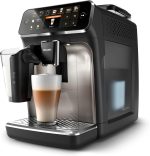 Philips 5400 Series Fully Automatic Espresso Machine - 1500W,12 Beverages, LatteGo Milk Solution, TFT Display - EP5447/90