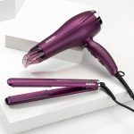 BaByliss Velvet Orchid 2300 DC Hair Dryer, Built-in 3 Heat & 2 Speed Settings With Cool Shot, Ionic frizz-Control For Smooth Hair, Stylish Lightweight Design For Comfort Use, 5513PSDE