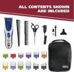 Wahl - color pro Cordless Rechargeable Hair Clipper & Trimmer - Easy Color-coded Guide Combs - for Men, Women, children - model 9649