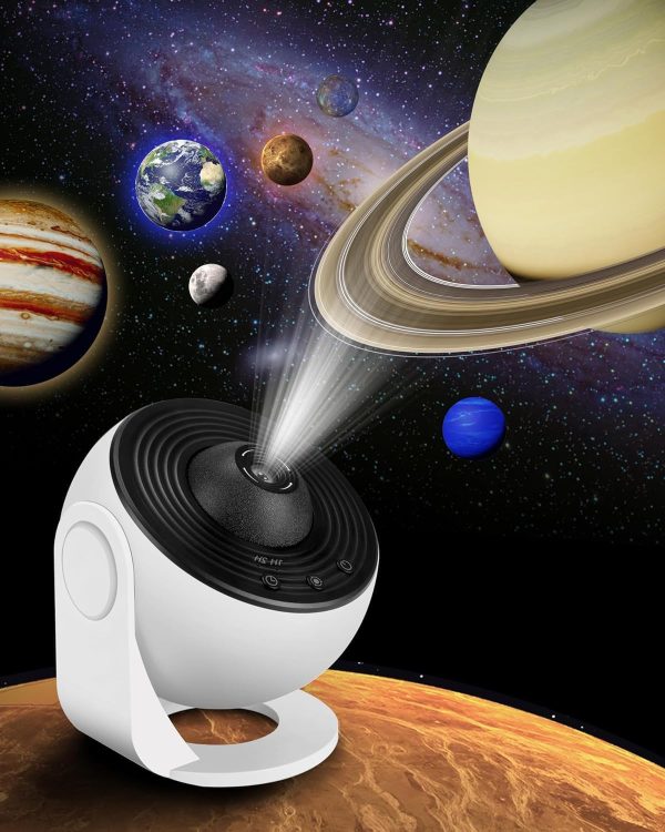 12 in 1 Planetarium Galaxy Projector Star Projector for Bedroom 360° Rotating Nebula Projector Lamp,Timed Starry Voyager Night Light Projector for Kids,Home Theater,Ceiling,Room Decoration (star)