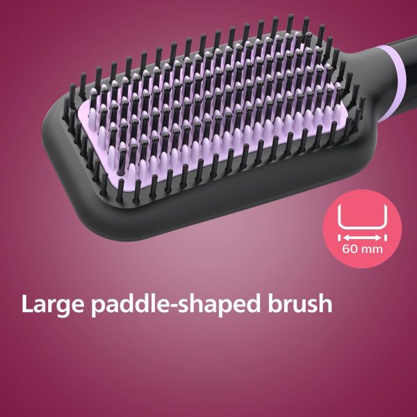 PHILIPS Bhh880, Auto Curler & Heated Straightening Brush, Style Care, BLACK