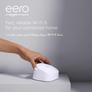 eero Amazon 6 dual-band mesh Wi-Fi 6 router | with built-in Zigbee smart home hub