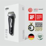 Braun Series 9 Shaver Mbs9 Wet & Dry Shaver, Design Edition, Black