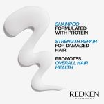 Redken Shampoo, For Damaged Hair, Repairs Strength & Adds Flexibility, Extreme, 300 Ml