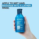 Redken Shampoo, For Damaged Hair, Repairs Strength & Adds Flexibility, Extreme, 300 Ml