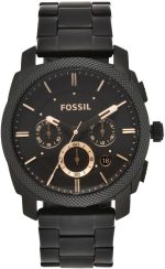 Fossil Machine Men's Watch with Stainless Steel or Leather Band, Chronograph or Analog Watch Display