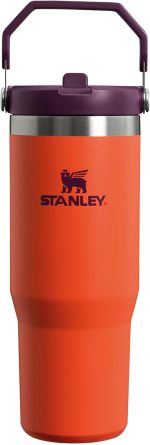Stanley Ice Flow GO 870ml/30oz Flip Straw Wtr Btl Tigerlily