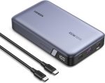 UGREEN Power Bank 20000mAh, 100W Fast Charging Portable Charger, Laptop Charger Portable with 2 USB-C and 1 USB-A Port, Battery Pack for MacBook, Dell, iPhone 16-12 Series, Samsung S25U, iPad, AirPods