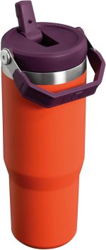 Stanley Ice Flow GO 870ml/30oz Flip Straw Wtr Btl Tigerlily