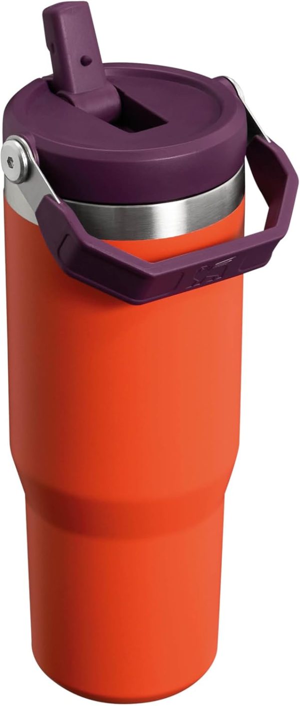 Stanley Ice Flow GO 870ml/30oz Flip Straw Wtr Btl Tigerlily
