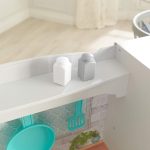 KidKraft Countryside Toy Kitchen, Wooden Play Kitchen with Fridge Magnets and Kitchen Accessories, Kids' Kitchen set with Ice Maker, Kids' Toys, 53424 - Amazon Exclusive