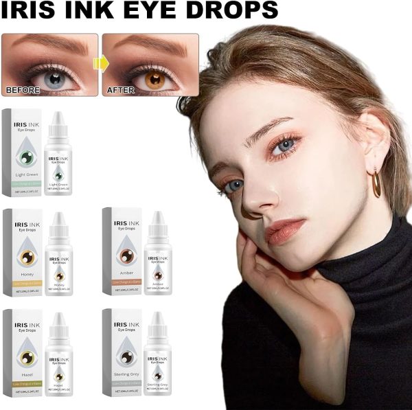 Generic Eye Color Changing Drops - Fancy Drops Change Your Eye Color, Irisink Pro Eye Drops,Change Eye Color Drops, Fancy Drops Eye Color Changer, Moisturizing Eye Drops, Safe And Gentle (Green)