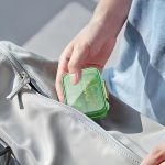 NALACAL 7 Compartments Portable Travel Pill Organizer, Moisture Proof Case for Purse, Small Container, Pocket Pharmacy, Medicine Vitamin Box, Fish Oil and Supplement Storage (Green)